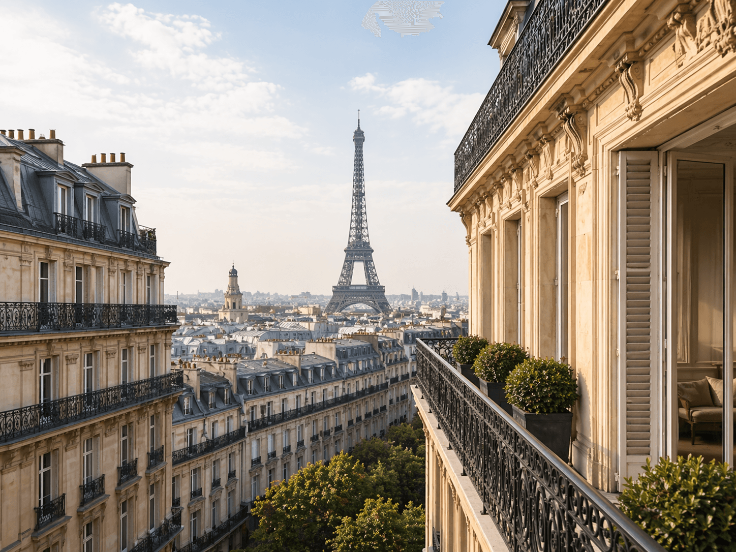 Balcon filant sur Paris