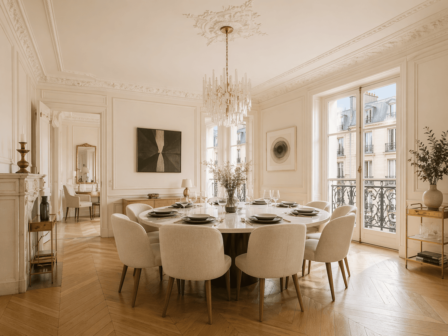 Réception et salle à manger